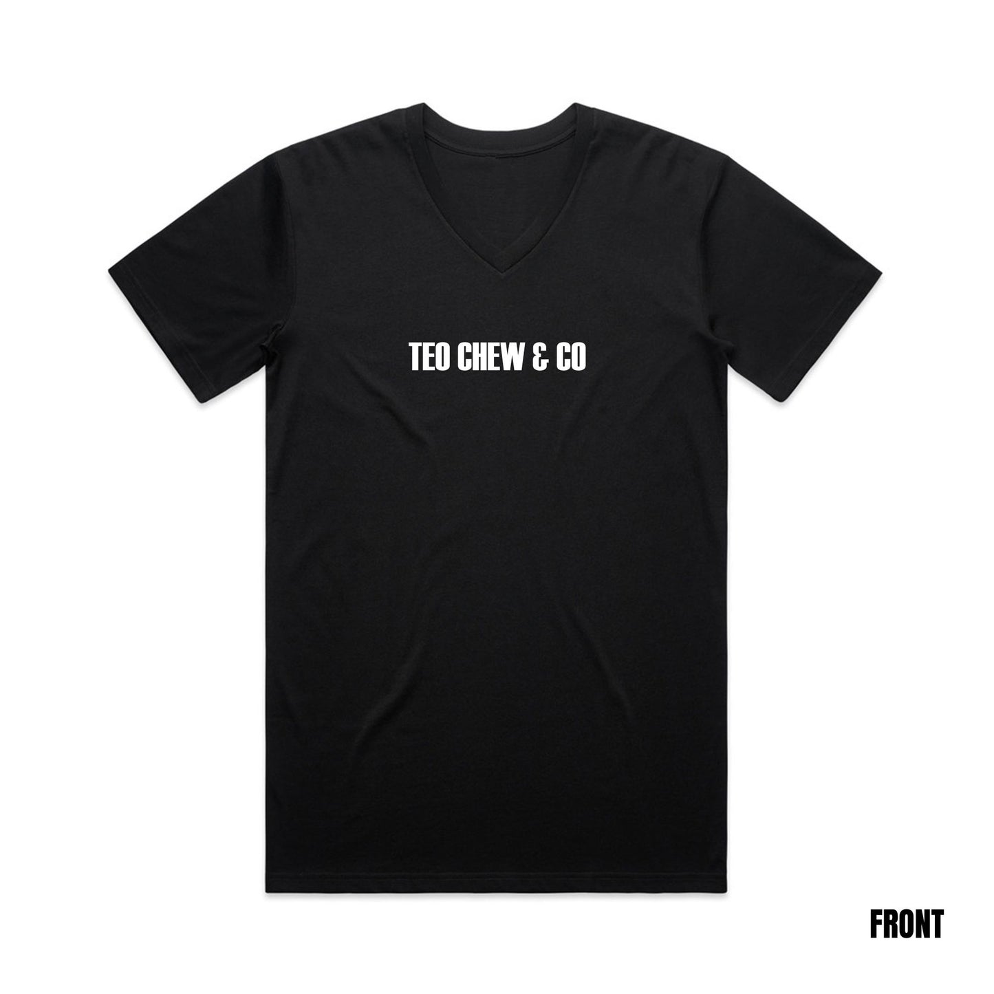 Men's 家己人 V Neck Tee