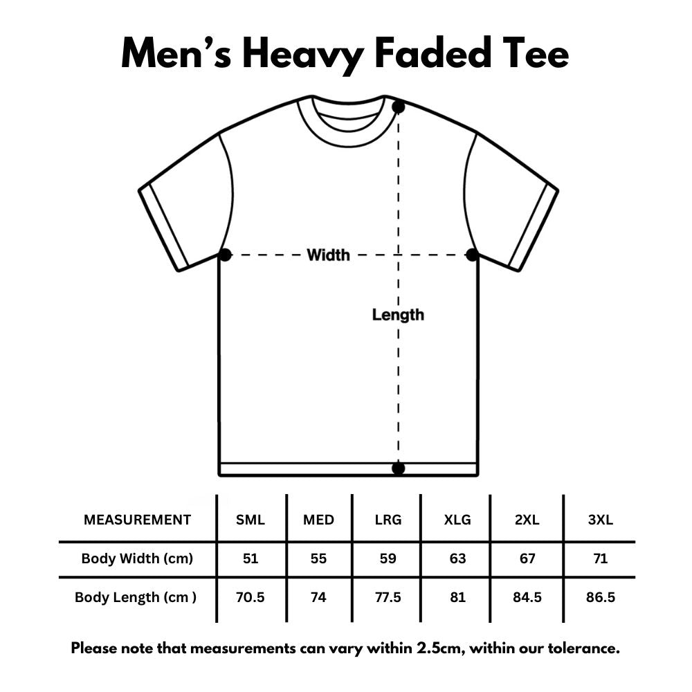 Men's 潮州 Faded Tee